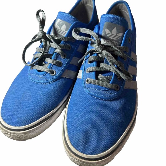 Mens Size 13 Adidas Adi-Ease Blue Gray Low‎ Top Shoes G99038 - Picture 1 of 9